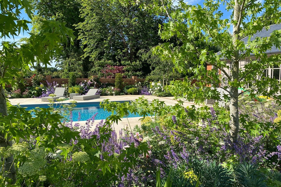 Swimming pool, Jersey Garden Design
